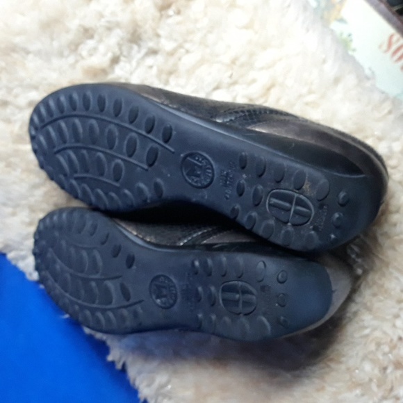 Mephisto Metallic Tone Reptile Pattern Lace up Shoes sz 9 - Picture 7 of 9